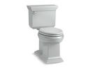 1.28 gpf Elongated Two Piece Toilet in Ice Grey 