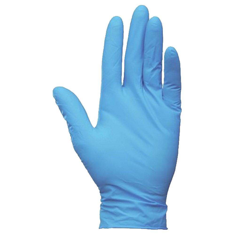HP Products Blue 4 mil Rubber Industrial Disposable Gloves in Blue (Box of 100) 