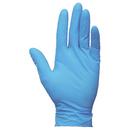 Size M 4 mil Rubber Industrial Disposable Gloves in Blue (Box of 100)