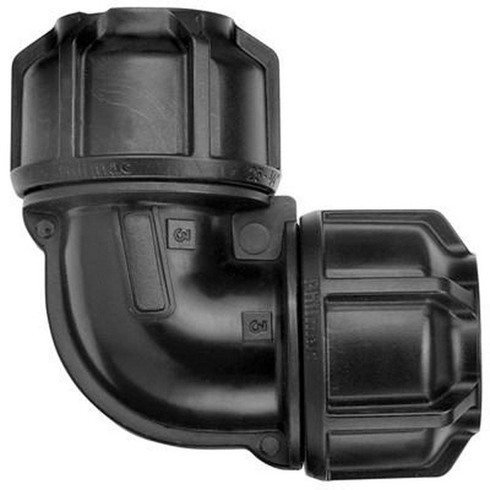 Harrington Corporation Compression OD Companion Straight HDPE 90 Degree Elbow 