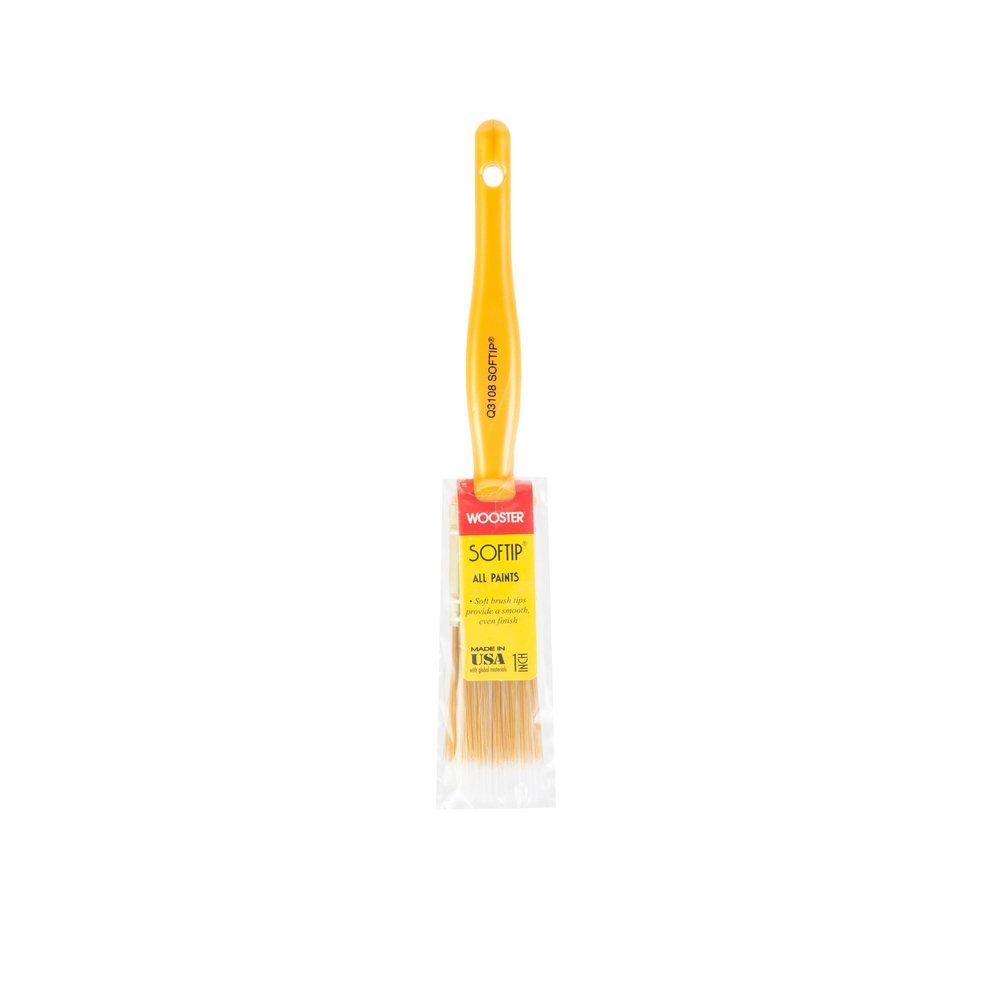 Wooster&reg; Pearl Yellow 2-3/16 in. Brass Plated Steel Paint Brush in Pearl Yellow 