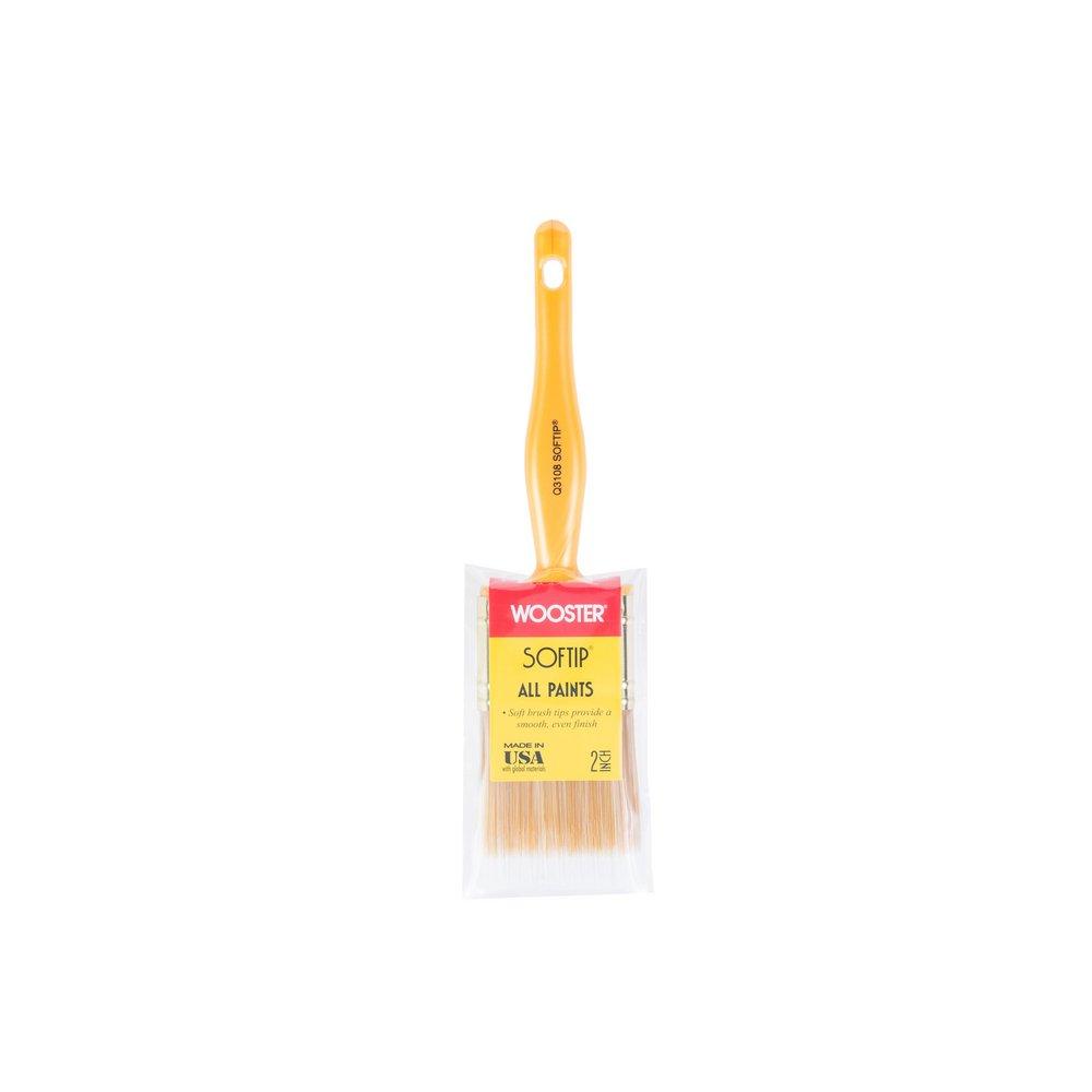 Wooster&reg; Pearl Yellow 2-3/16 in. Brass Plated Steel Paint Brush in Pearl Yellow 