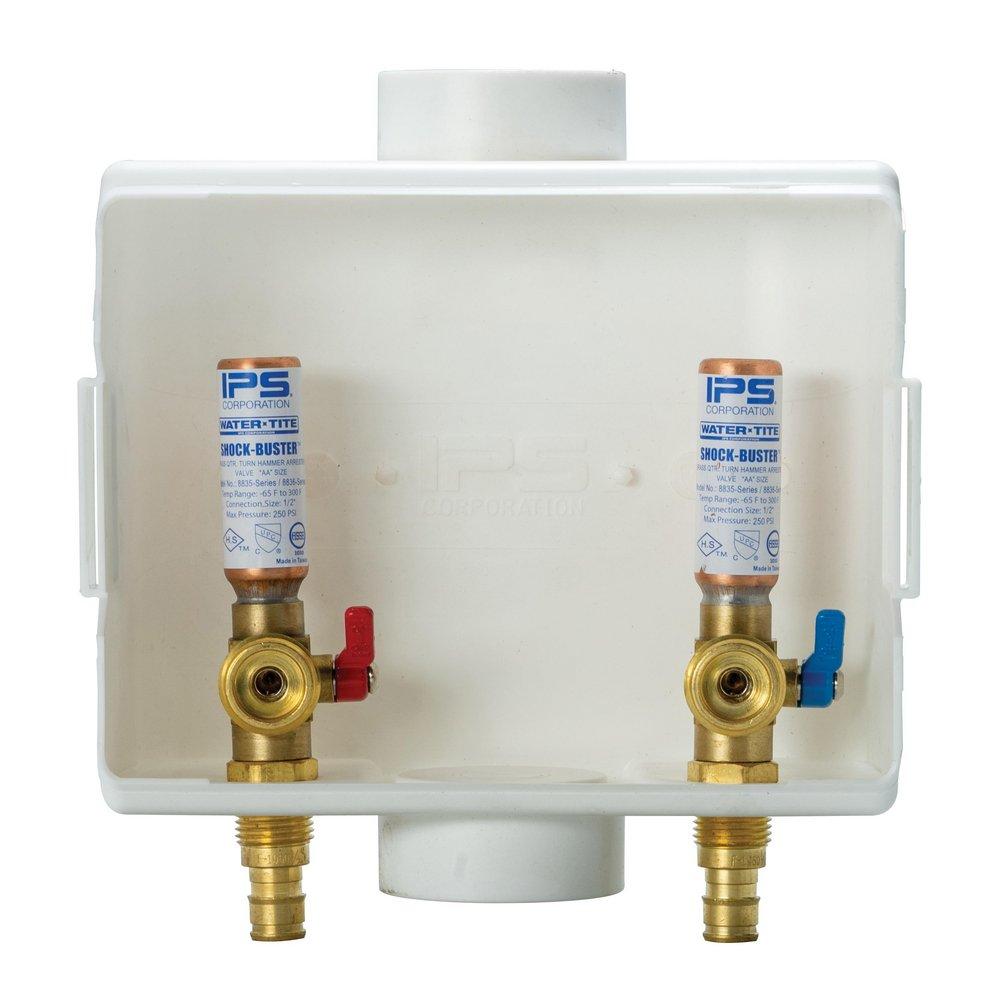 Water-Tite 3-3/8 x 10-3/16 x 8-13/16 in. Washing Machine Supply Box 