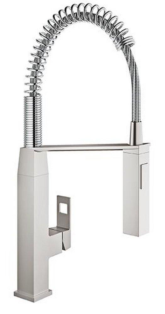 GROHE SuperSteel Infinity&trade; Single Handle Pull Down Kitchen Faucet 