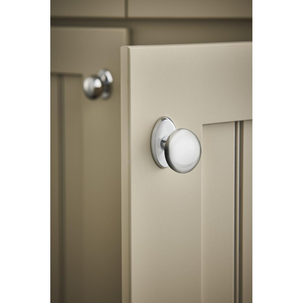 Top Knobs Brushed Satin Nickel 1-3/8 in. Round Cabinet Knob 