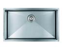 Amerisink Brushed Stainless Steel 31-1/4 x 18 in. No-Hole Stainless Steel Single Bowl Undermount Kitchen Sink 