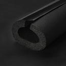 K-Flex Black 72 x 3/4 in. R5.3 Elastomeric Foam, NBR and PVC Pipe Insulation with Overlap Tape in Black 