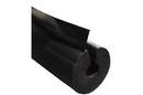 K-Flex Black 1 in. x 6 ft. PVC Pipe Insulation with Overlap Tape in Black 