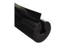 K-Flex Black 3/4 in. x 6 ft. PVC Pipe Insulation with Overlap Tape in Black