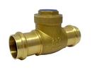 Milwaukee Valve Brass Press Swing Check Valve 