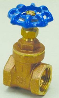 2-1/2 in. Brass Standard Port Threaded Gate Valve