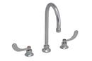 PROFLO&reg; Polished Chrome 1.5 gpm 8 in. Centerset Two Handle UM Gooseneck Bathroom Sink Faucet 