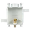 Water-Tite Polished Chrome 3-53/100 x 6-1/2 x 6-7/8 in. Ice Maker Outlet Box 