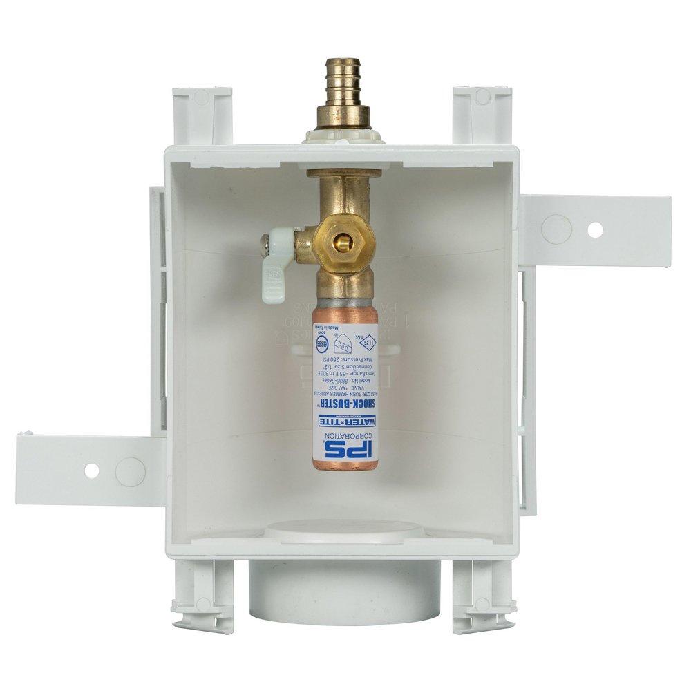 Water-Tite 3-53/100 x 6-1/2 x 6-7/8 in. Ice Maker Outlet Box 