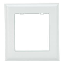 Face Plate Open Standard in White