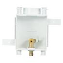 Water-Tite Polished Chrome 3-3/4 x 6-1/2 x 6-7/8 in. Ice Maker Outlet Box 