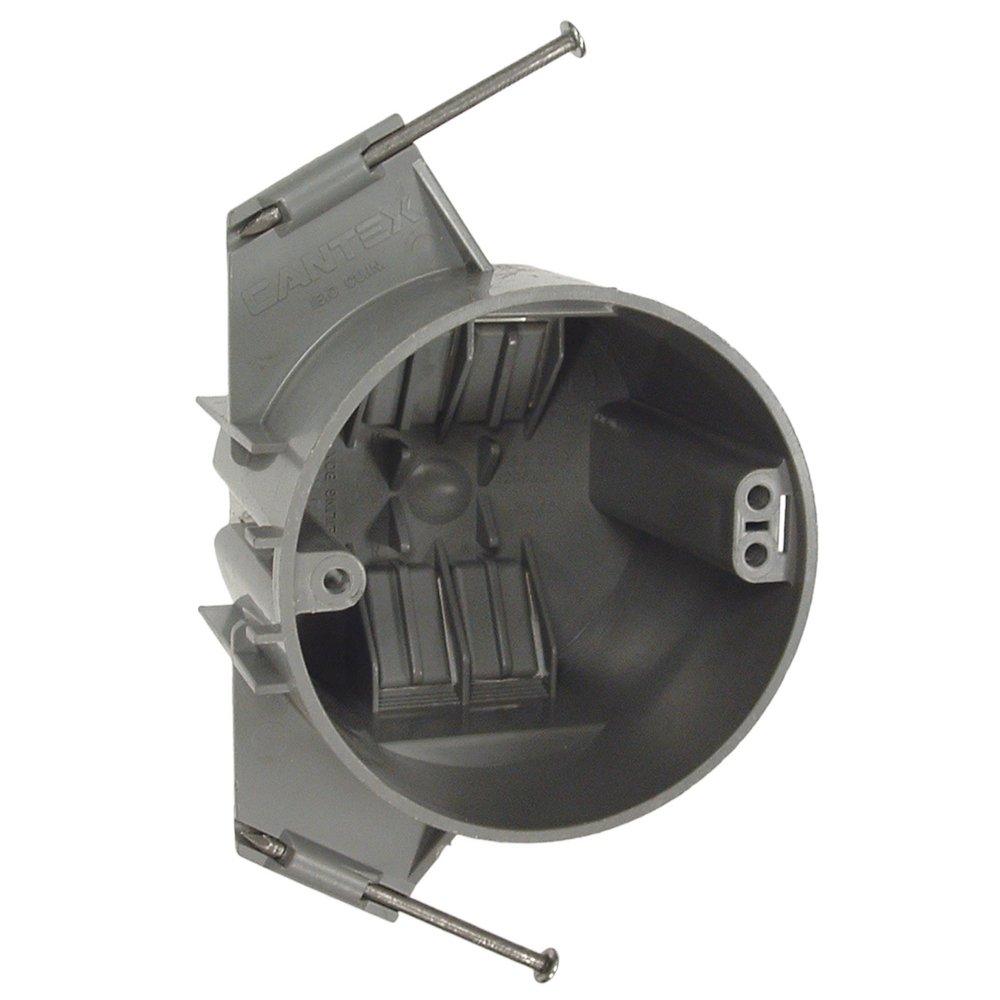 RACO Grey Round Plastic Ceiling Box 
