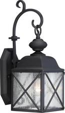 NUVO Textured Black 9-1/4 in. Medium E-26 Base Wall Sconce 