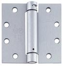 Satin Chrome 4-1/2 in. Full Mortise Square Corner Spring Hinge 