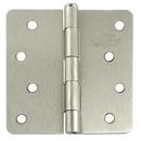 Cal-Royal Satin Nickel 4 in. Full Mortise Plain Bearing Hinge 