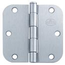 Cal-Royal Satin Chrome 3-1/2 in. Full Mortise Plain Bearing Hinge 