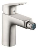 Hansgrohe Brushed Nickel Bidet Faucet with Single Lever Handle 