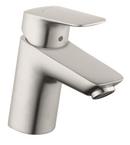 Hansgrohe Brushed Nickel Single Handle Monoblock Bathroom Sink Faucet 