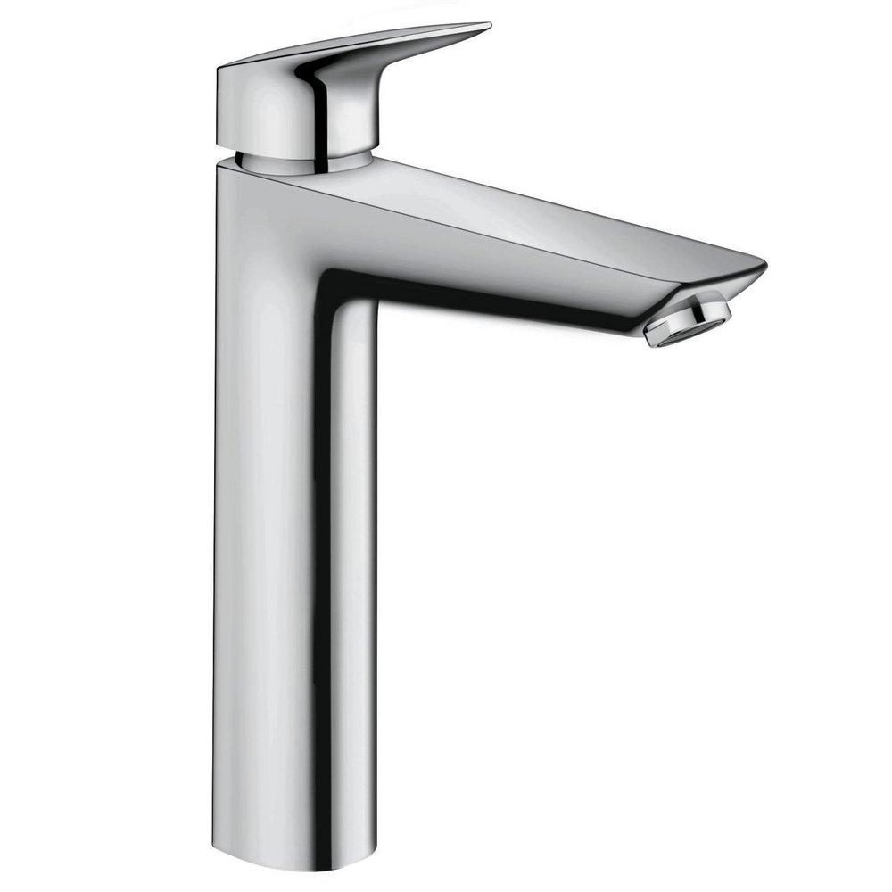 Hansgrohe Polished Chrome Single Handle Monoblock Bathroom Sink Faucet 