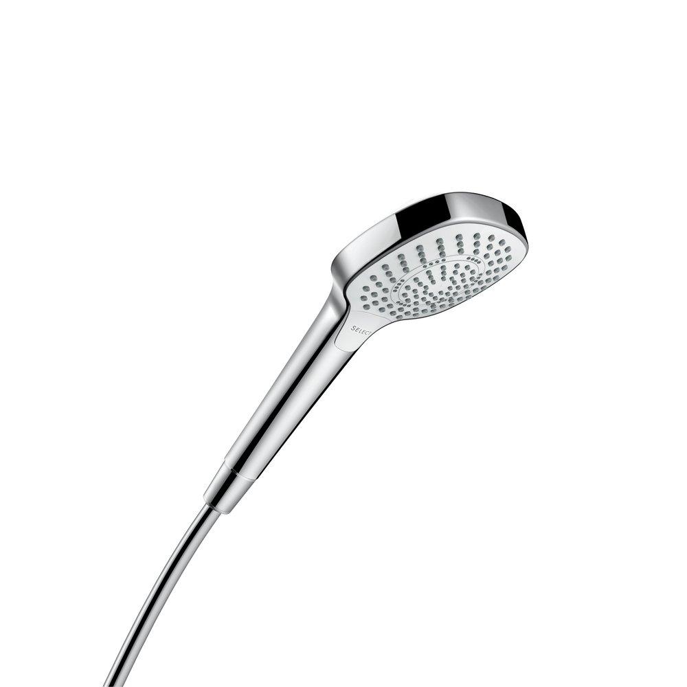 Hansgrohe Polished Chrome/White Multi Function Hand Shower 