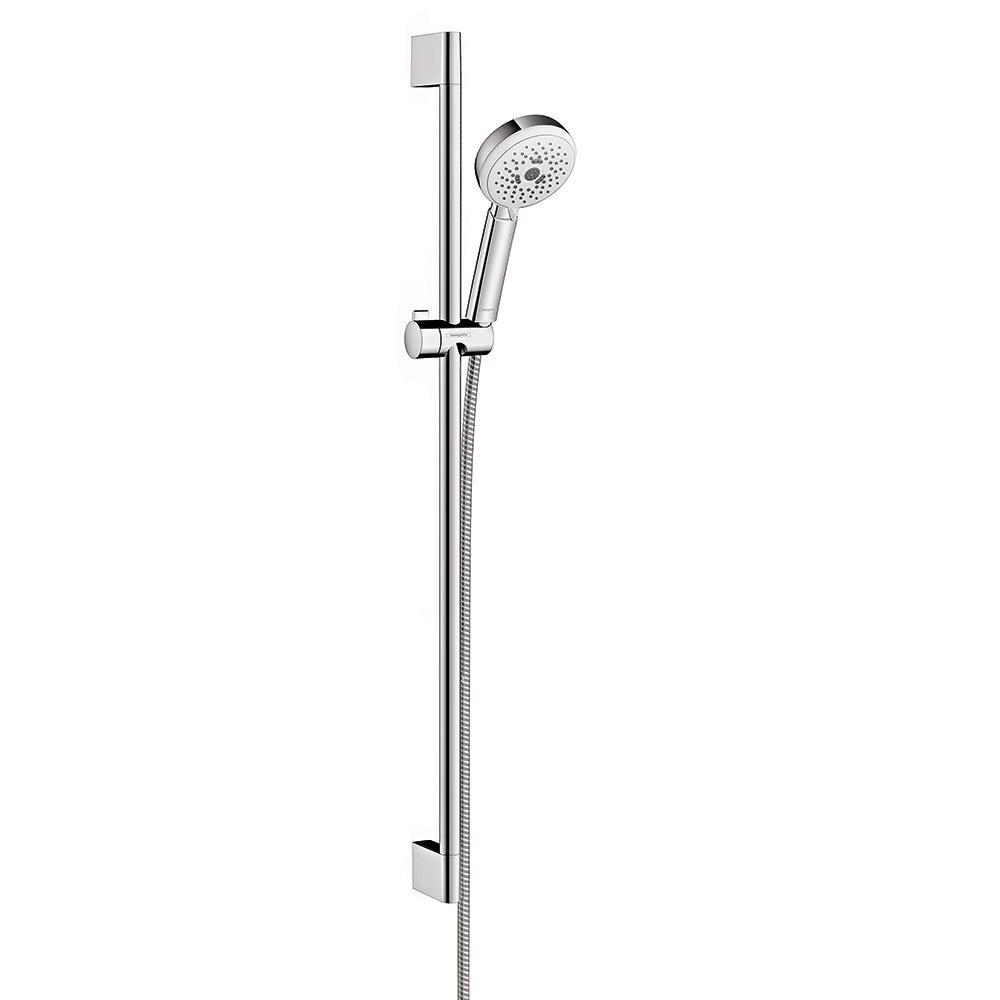 Hansgrohe Polished Chrome/White Multi Function Hand Shower 