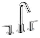Hansgrohe Polished Chrome 5.8 gpm 3-Hole Deck Mount Roman Tub Trim with Double Lever Handle 