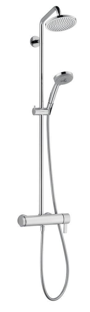 Hansgrohe Polished Chrome Two Handle Single Function Shower System 