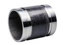 2 X 4 Black Plain End X Grooved Adapter Nipple 43