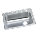 Elkay Brushed Satin 25 x 21-1/4 in. Stainless Steel Single Bowl Drop-in Kitchen Sink in Brushed Satin 