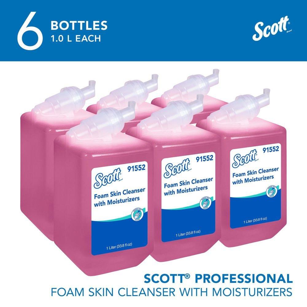 Scott&reg; Pink Foam Skin Cleanser with Moisturizer (Case of 6) 
