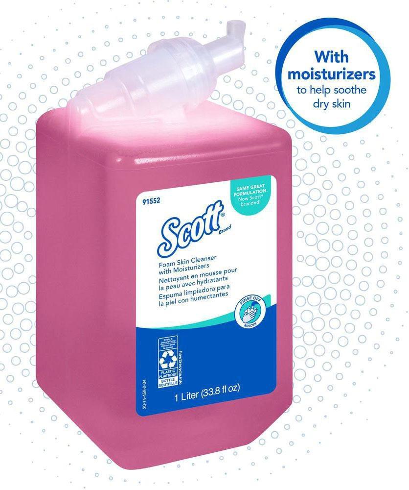 Scott® Pink Foam Skin Cleanser with Moisturizer (Case of 6) 