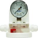 Nu-Calgon White Single Head Manifold with Pressure Gauge 