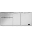 21-7/8 x 47-15/16 in. Built-In Access Drawer in Brushed Stainless Steel