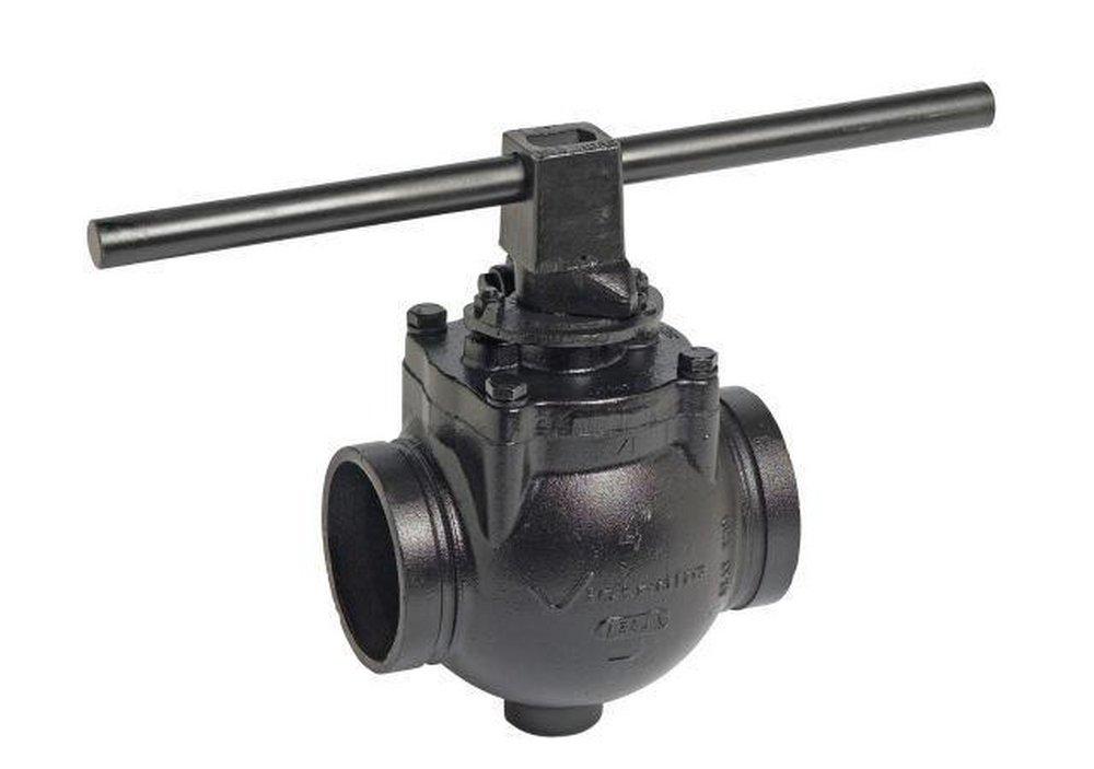 8 Grooved PLUG Valve With GO 0-100 PSI 3 image number 0