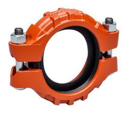8 in. Orange Enamel Grooved Coupling