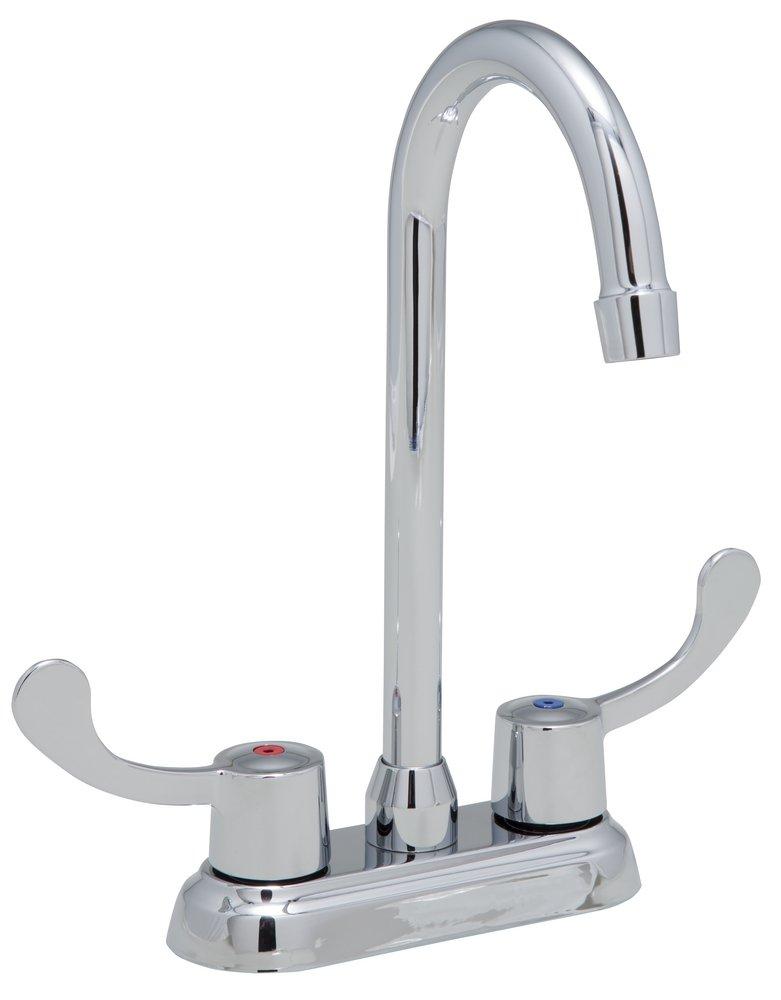 PROFLO&reg; Chrome Two Lever Handle Bar Faucet 