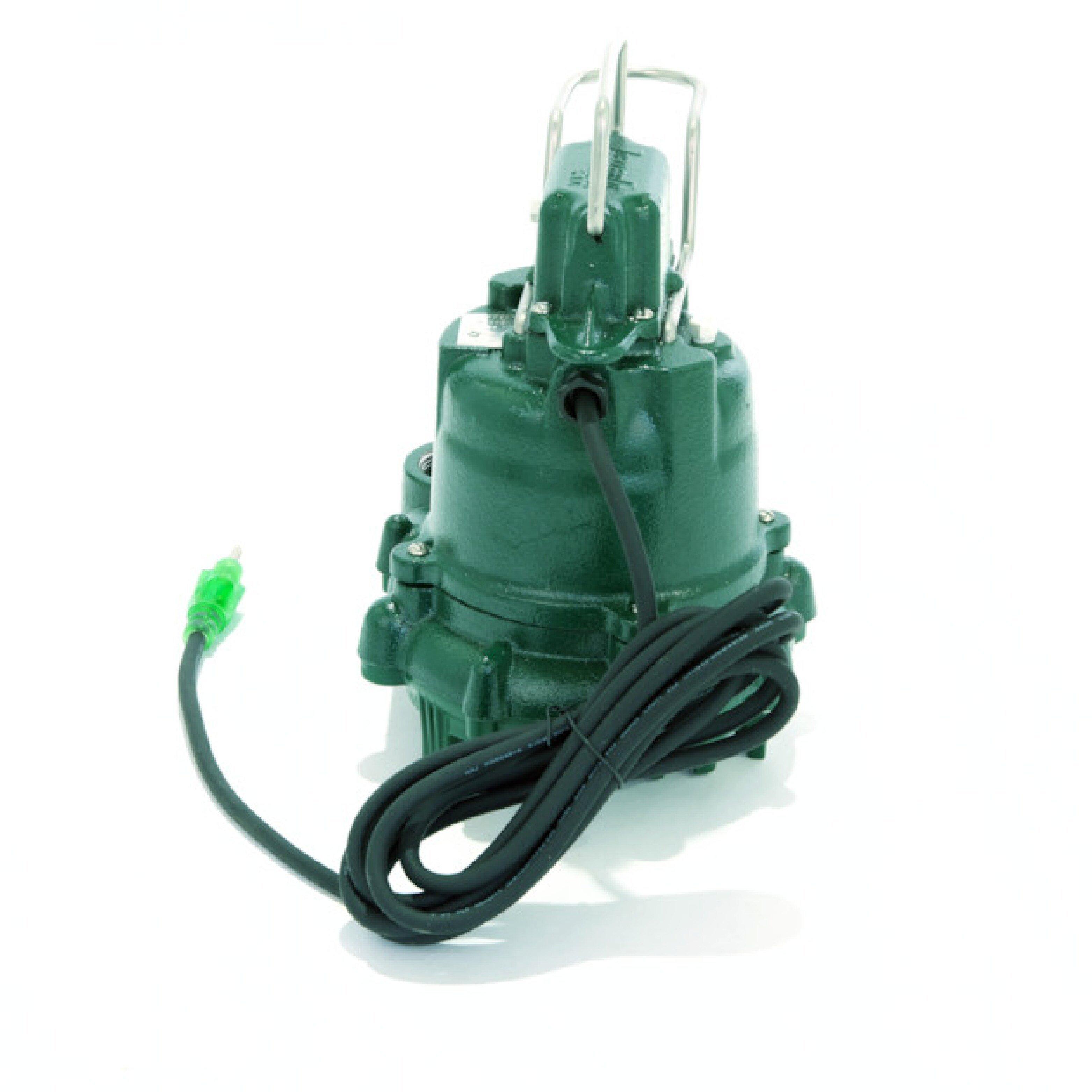 Zoeller Pump Co Green 1/3 HP 115V Cast Iron Submersible Sump Pump (M53) 