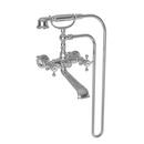Newport Brass Polished Chrome Two Handle Wall Mount Filler 