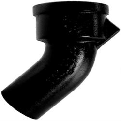 2 in. Spigot x Hub Extra Heavy Cast Iron 1/8 Degree Bend