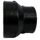 Black No Hub Cast Iron Reducer Short Concentric 