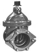 4 in. Mechanical Joint x Flange Cast Iron Open Left Resilient Wedge Gate Valve (Less Accessories)