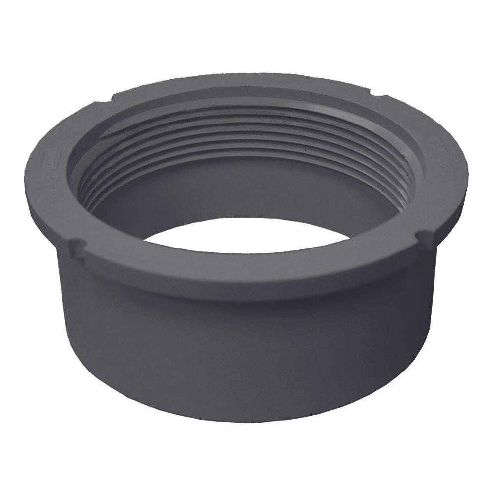 4 PVC Tub Fitting Drain Cleanout Base 