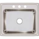 Elkay Lustrous Satin 25 x 21-1/4 in. Stainless Steel Single Bowl Drop-in Kitchen Sink in Lustrous Satin 