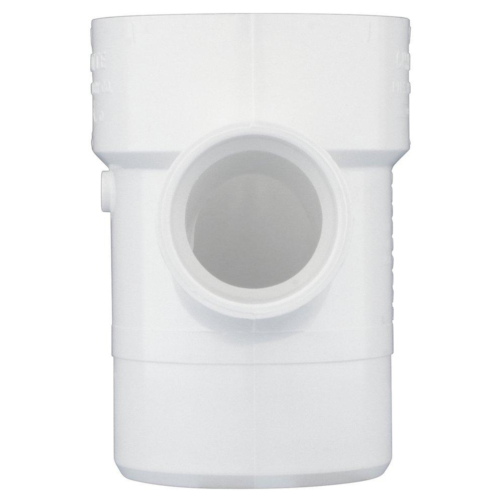 White PVC DWV Street Sanitary Tee 