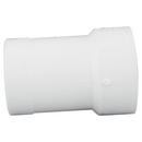 White PVC DWV x Cast Iron Hub Adapter 